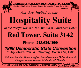  You are invited to our HOSPITALITY SUITE in the Pacific Room, Red Tower Suite 3142 