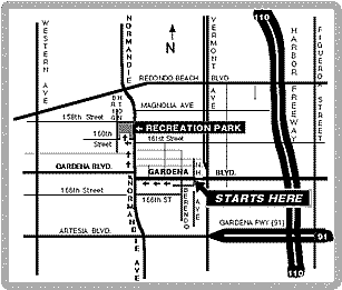  (Map. Parade starts at Gardena Blvd. & New Hampshire Ave.) 